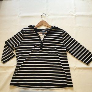 Karen Scott Sport Hoodie Size L